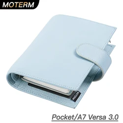 Moterm Pocket Versa 3.0 Organizer with 19 MM Rings Pebbled Style Planner Wallet Multifunctional Agenda Diary Journal Notepad
