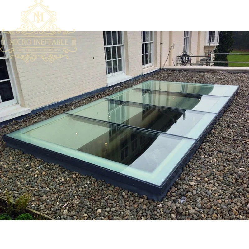 Hot Sale Thermal Broken Side Sliding Rainproof Aluminum Skylight With Tempered Glass