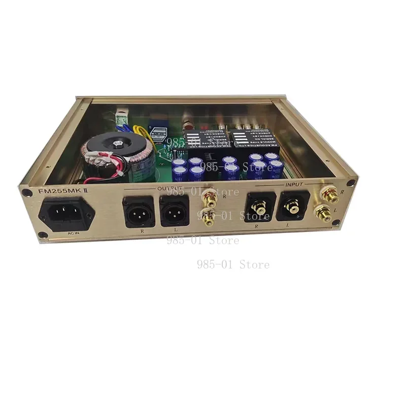 Balanced XLR & RCA HIFI preamp, single ended design, compatible with multiple audio amplifiers for high-fidelity audio output