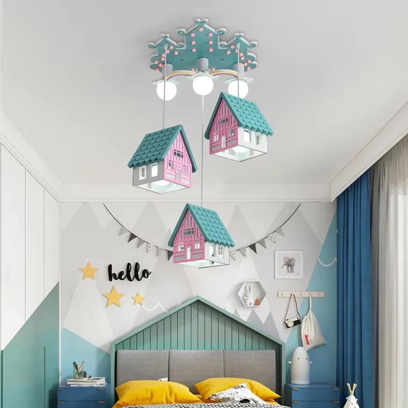 Decorazioni per la camera da letto dei bambini per bambini luci a led per camera lampadari per interni illuminazione lampadari lampade da soffitto per la decorazione del soggiorno