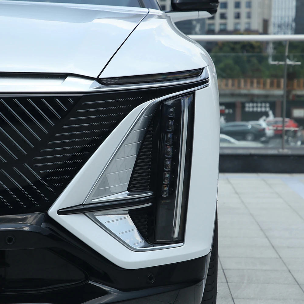 Car Front Headlight Lens Cover Transparent Headlights Cover Lampshade For Cadillac Lyriq 2024 Car Accessories Replacement