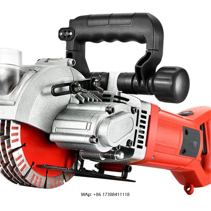 High Power Dustless Wall Line Groove Cutting Magic Tool One-Time Forming Grooving Machine Water Electricity Installation Engine