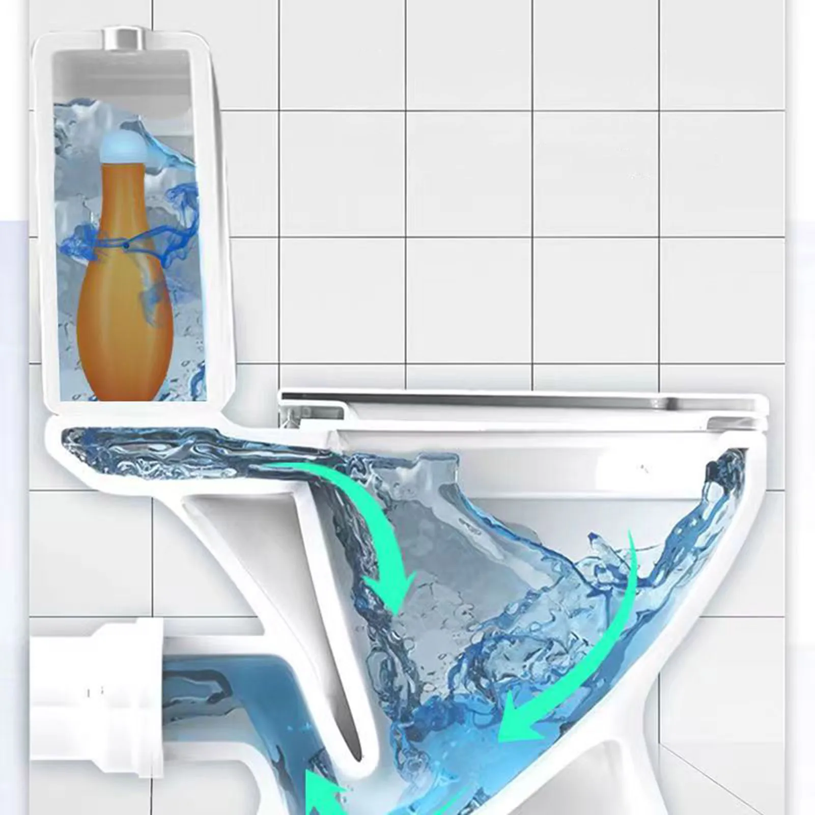 Bowling Blue Bubble Bathroom Deodorizing Toilet Fresheners Deodorizing & Descaling for Shopping Malls Public Facilities