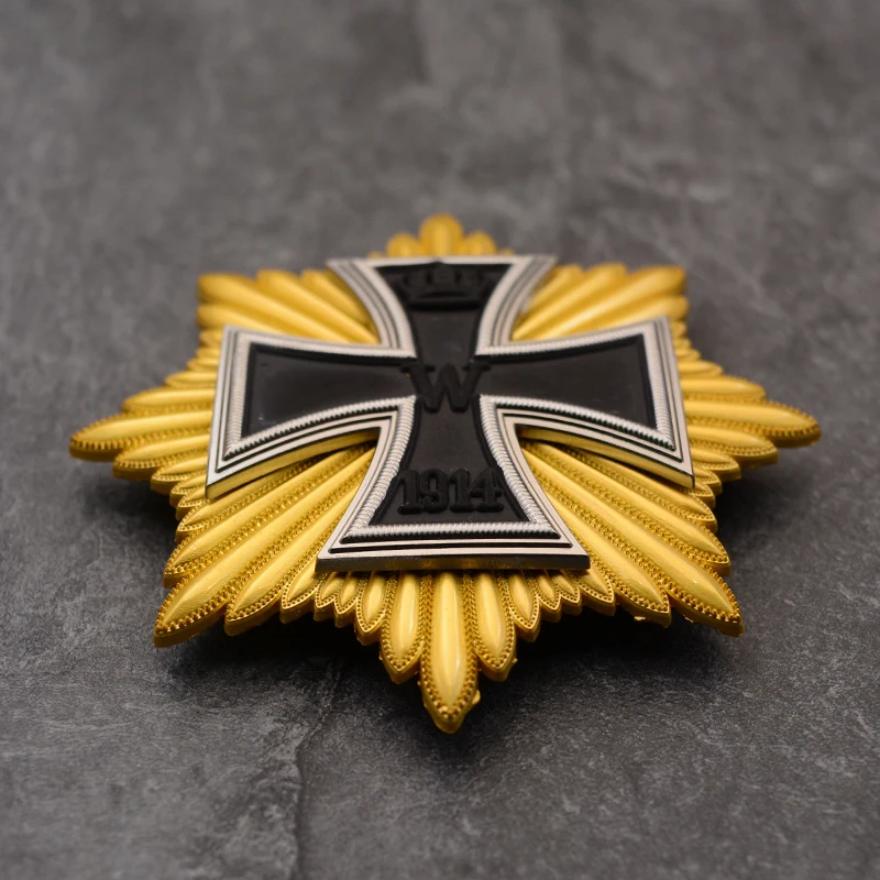Starlight Great Iron Cross of Malta Emblem Knight Medal Marshal Honor Brooch Pin Souvenir Gifts High Quality Collection