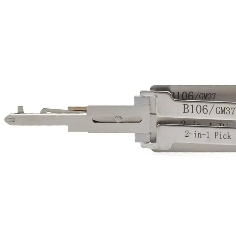 Hot Sale High Quality Lishi B106 GM37 2 in 1 Decoder Locksmith Tools Pick for B-UICK C-ADILLAC C-HEVROLET G-M