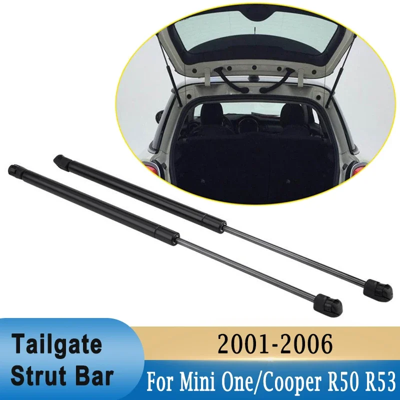 For Mini One Cooper R50 R53 2001-2006 Tailgate Boot Lift Support Struts Bar Rods Rear Trunk Door Struts Piston Rods