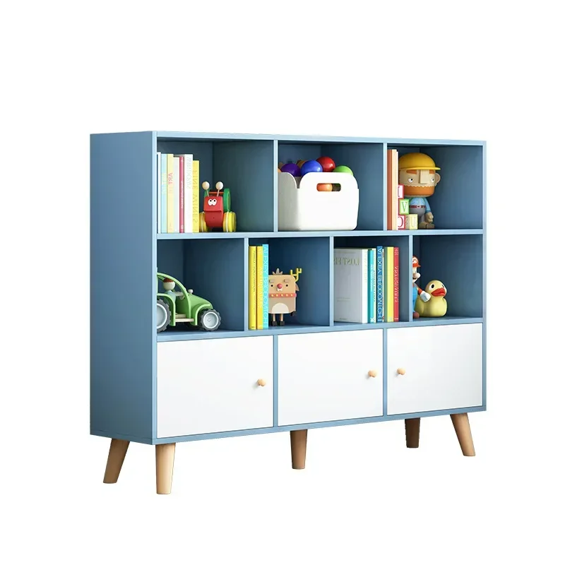 Bookshelf Furniture Floor Shelf Multi-layer Small Bookcase with Simple Home Student Bedroom Living Room Storage Cabinet