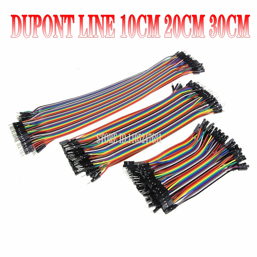 40pin Cable Line 10cm 20cm 30cm Male To Male Female To Female Male To Female Jumper Wire Cable For Pcb Diy Kit
