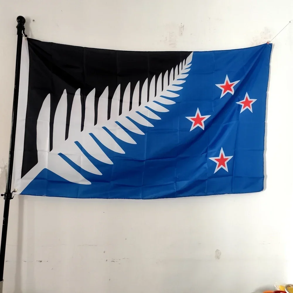 

Kiwi Flag New Zealand Leaf Banner 90X150cm Polyester Hanging For Decoration