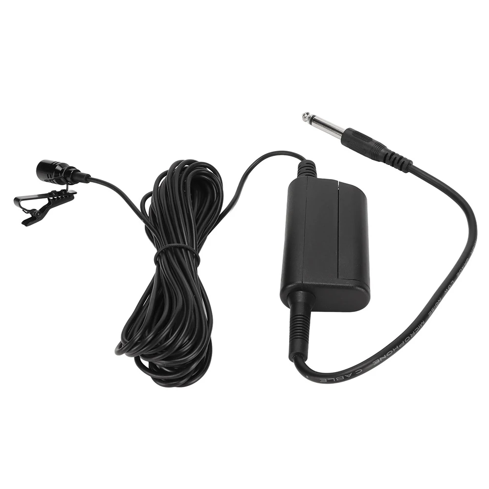 Professional Musical Instruments Condenser Lavalier Microphone Lapel Tie Clip Mic For Guitar Voice Amplifier Speaker Mixer Audio