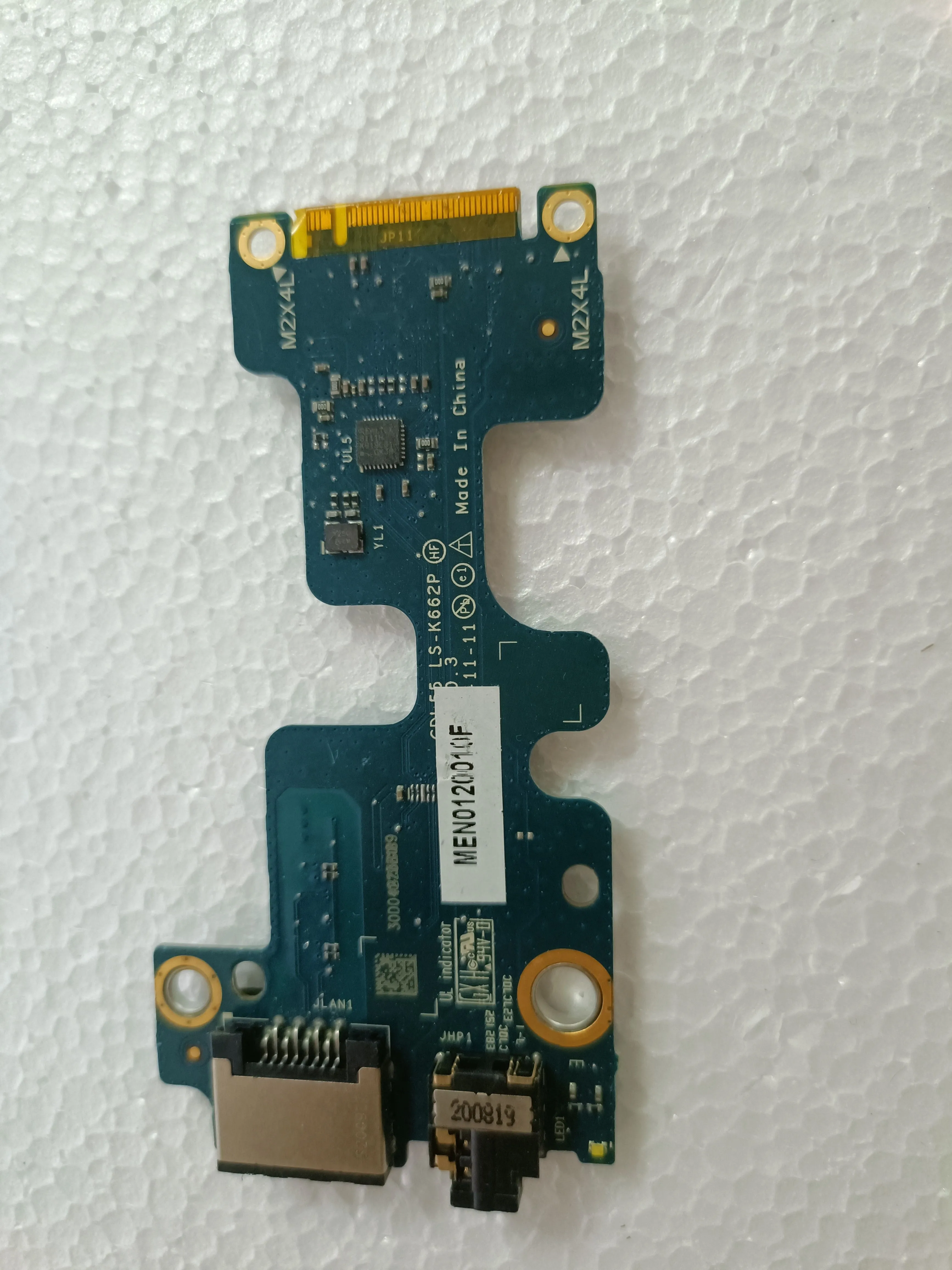 Imagem -02 - Genuine Audio Rj45 Board para Laptop Substituição para Dell G15 5510 5511 Gdl55 Ls-k662p Pmy37 0pmy37