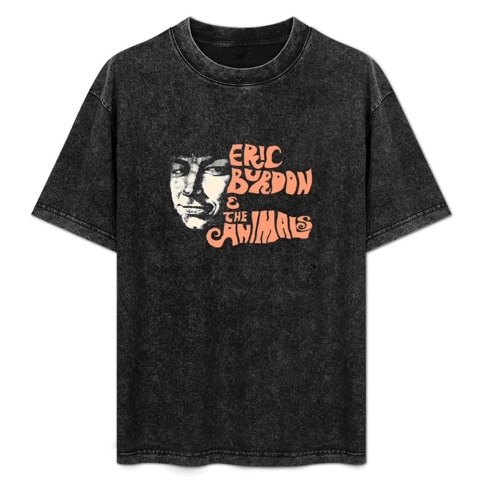 Camiseta Eric Burdon & The Animals Tri-blend con estampado novedoso, camiseta informal