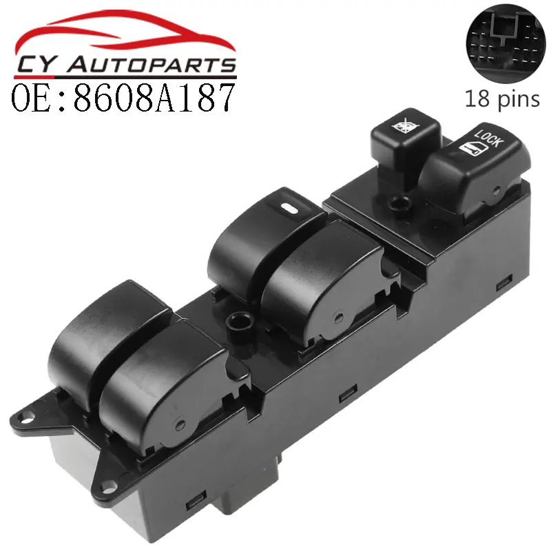 New Front Left Side Power Window Switch For 2007-2013 Mitsubishi Outlander 8608A187