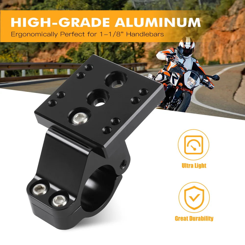 ​For Husqvarna TE300 TE FE TEI 125 250 300 350 400 450 501 2014-2023 901 Norden 2022-2023 Adjustable GPS Handlebar Mount Bracket