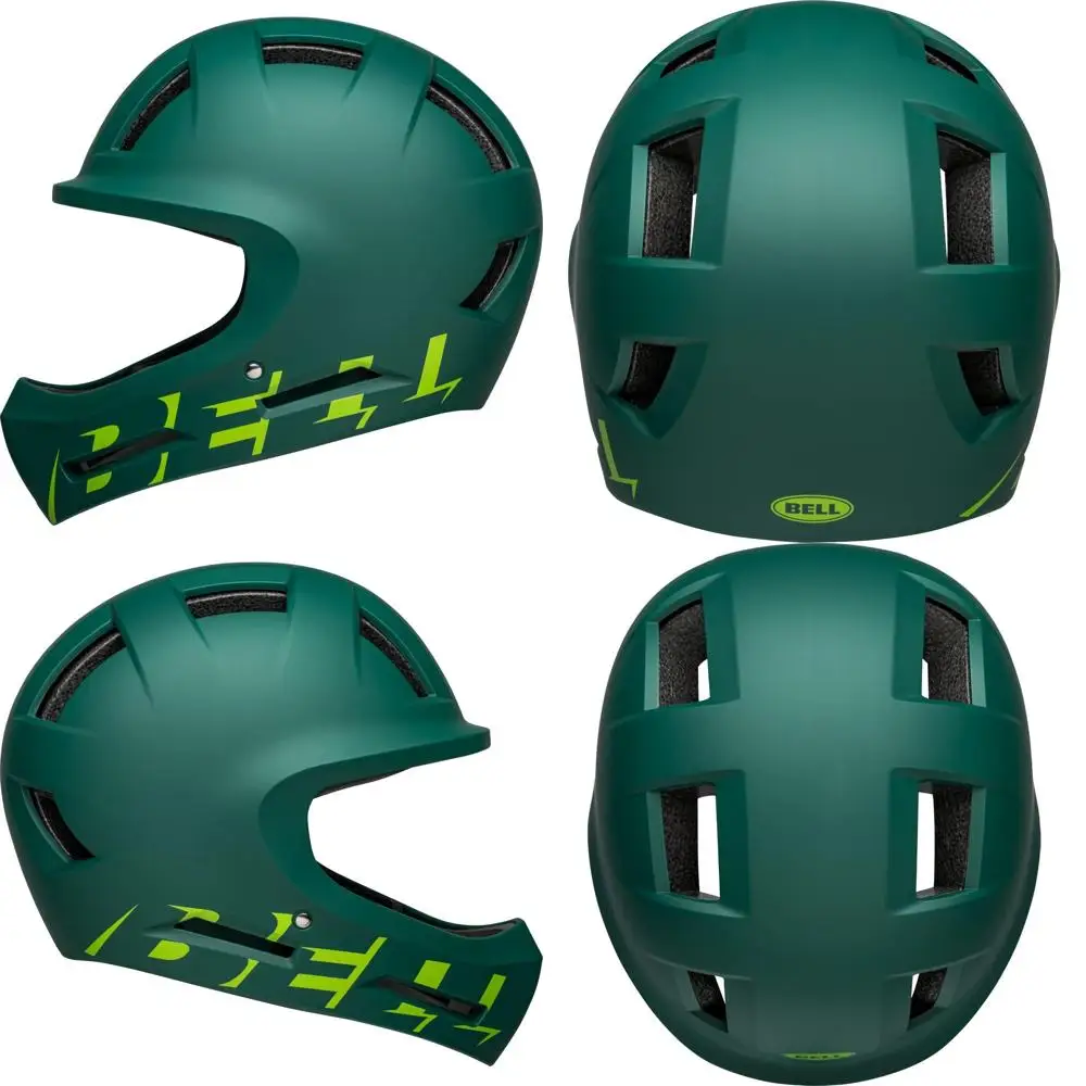 

Youth BMX & Skateboard Helmet in Green for Drop Brand