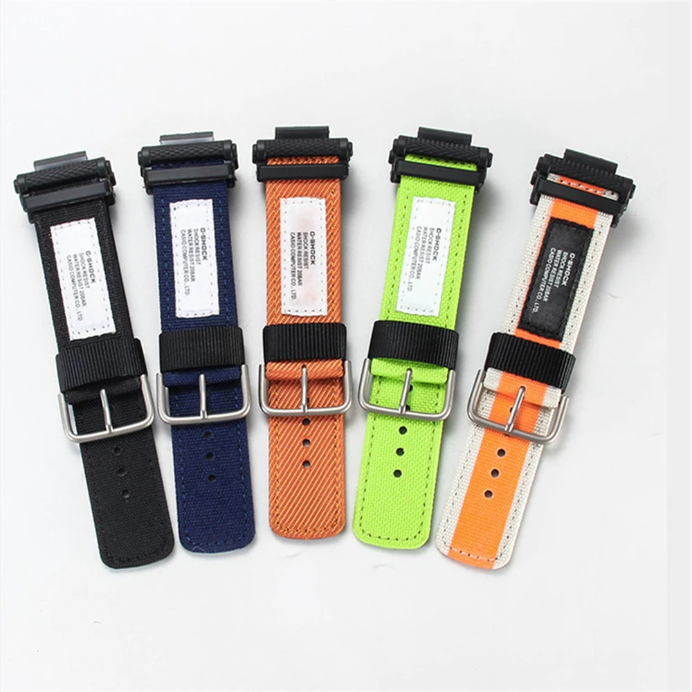 Watchband for sports watch 5637 GA-900 GA-900TS / VB / AS sports canvas men's watch strap