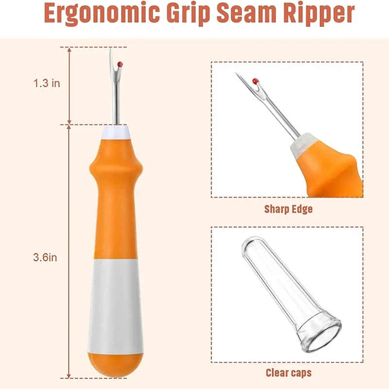 1Pc Seam Sewing Ripper Large Stitch Ripper Thread Remover Tool with Handy Handles Opening Seams Hems Sewing Crafting Embroidery