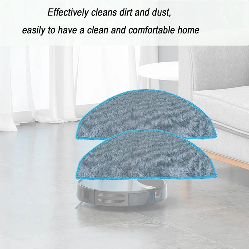 Irobot Roomba用モップパッド交換部品,洗えるマイクロファイバー,コンボ,エッセンシャルy0112,掃除機,6個