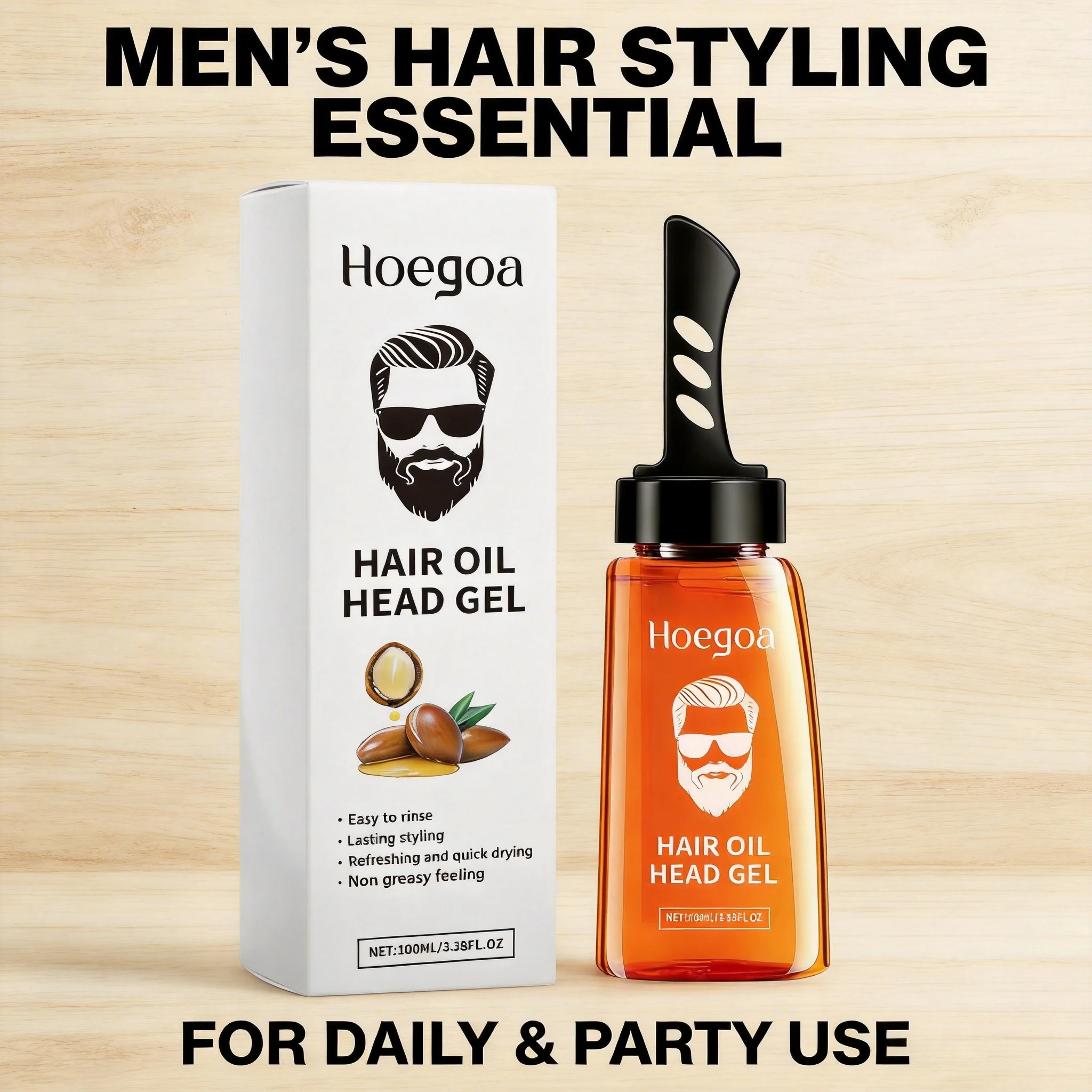 جل تصفيف الشعر لزيادة الحجم وت - مراجعة Men'S Grooming Gel وسعره