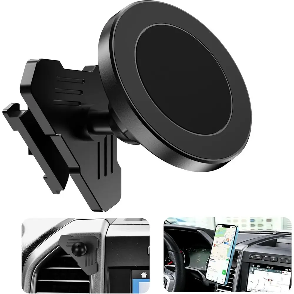 

Magnetic Air Vent Phone Holder, Compatible with 150 2015-2020 & Super Duty 250 350 450 2017-2021, Universal Bracket Stand for Va