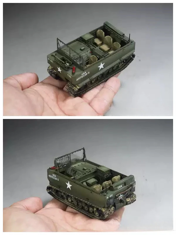 Blank Unpainted 1/35 US Army M29 Weasel Amphibious Carrier Takom 2167 Kit For Painting, Weathering And Custom Military Vehicle