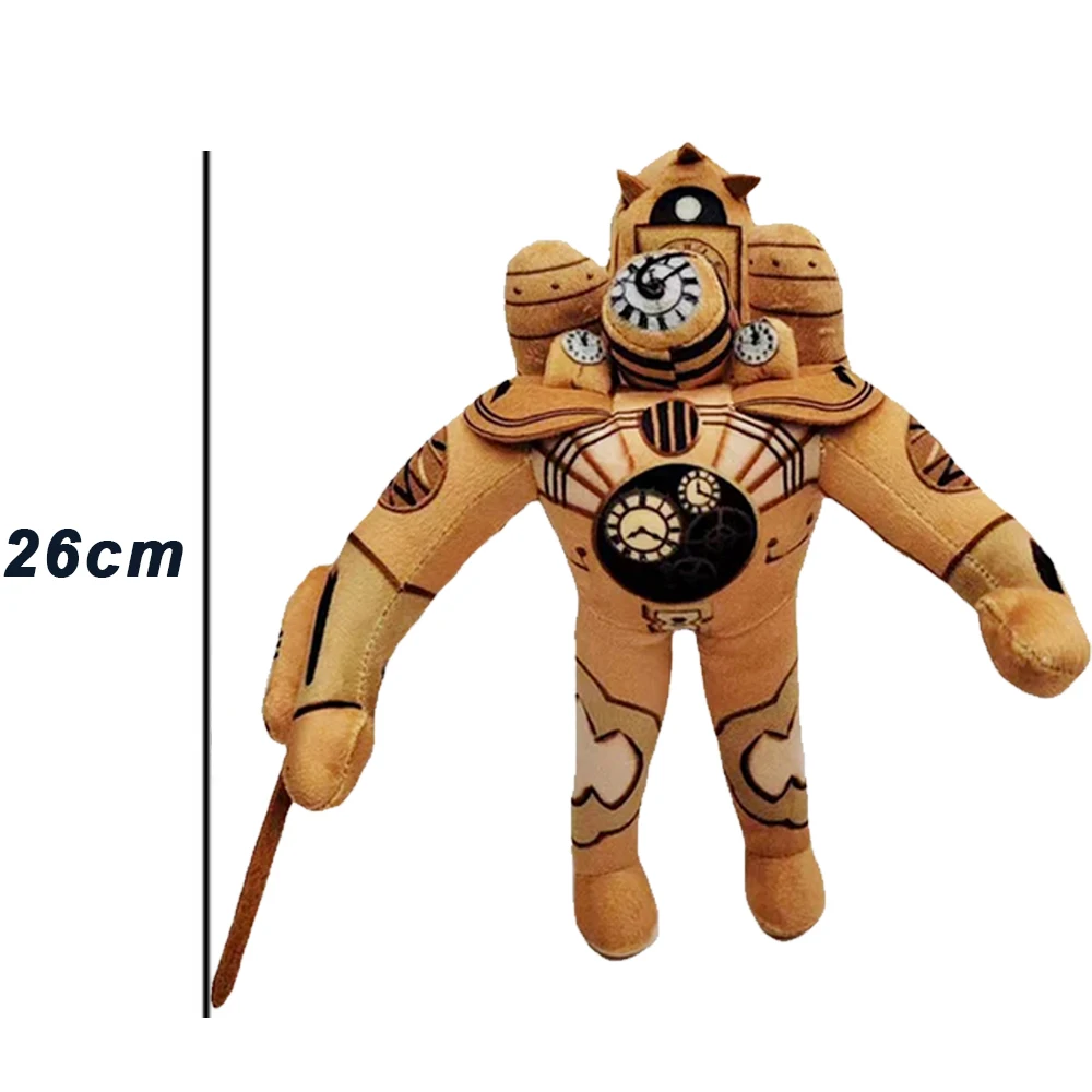 Newest Skibidi Toilet Clockman Titan TV Man Speakerman Plush Toys Horror Game Cartoon Stuffed Doll Kids Birthday Christmas Gifts