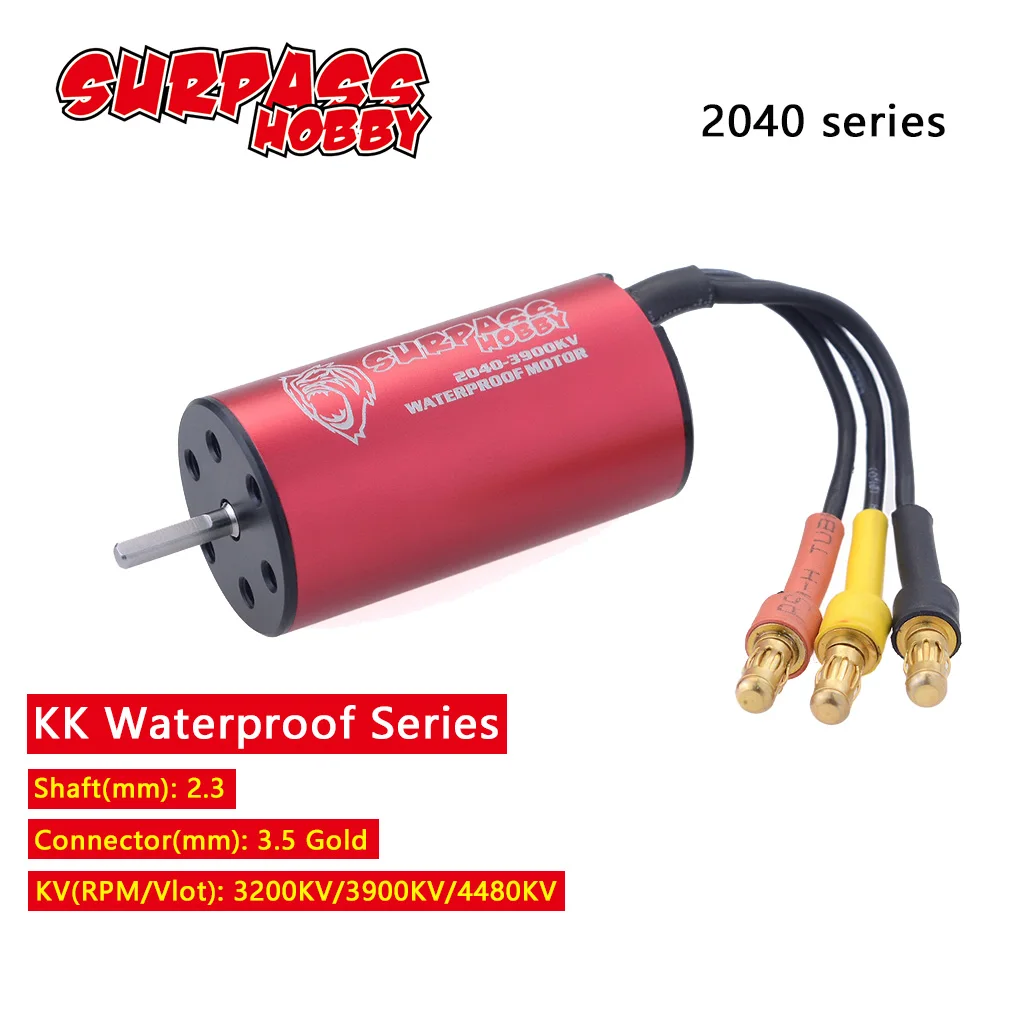 Übertreffen Hobby 2030 2040 2430 2435 2440 2445 wasserdichter bürstenloser Motor für wtloys 1/12 1/14 1/16 1/18 1/20 1/24 rc PKW – Detail 4