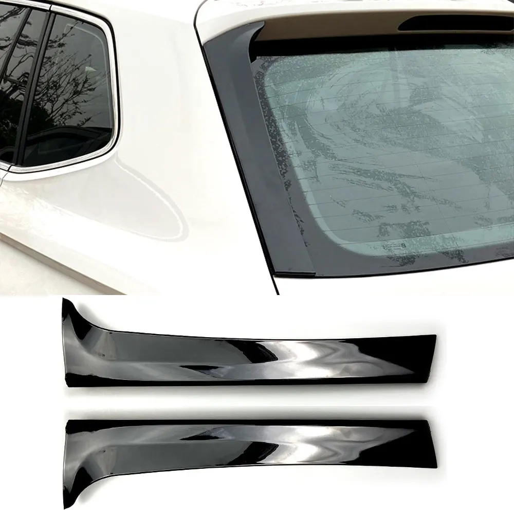 Car Rear Window Spoiler Splitter For VW Tiguan MK2 TSI TDI R R-Line Gloss Rear Trunk Window Tail Wing Bodykit 2017-2023 Tuning