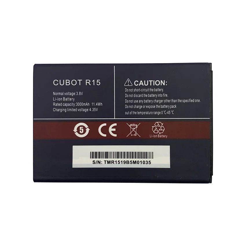 100% Orginal 3000mAh Battery For Cubot R15 Mobile Phone High Quality Replacement Batteries Bateria Batterij