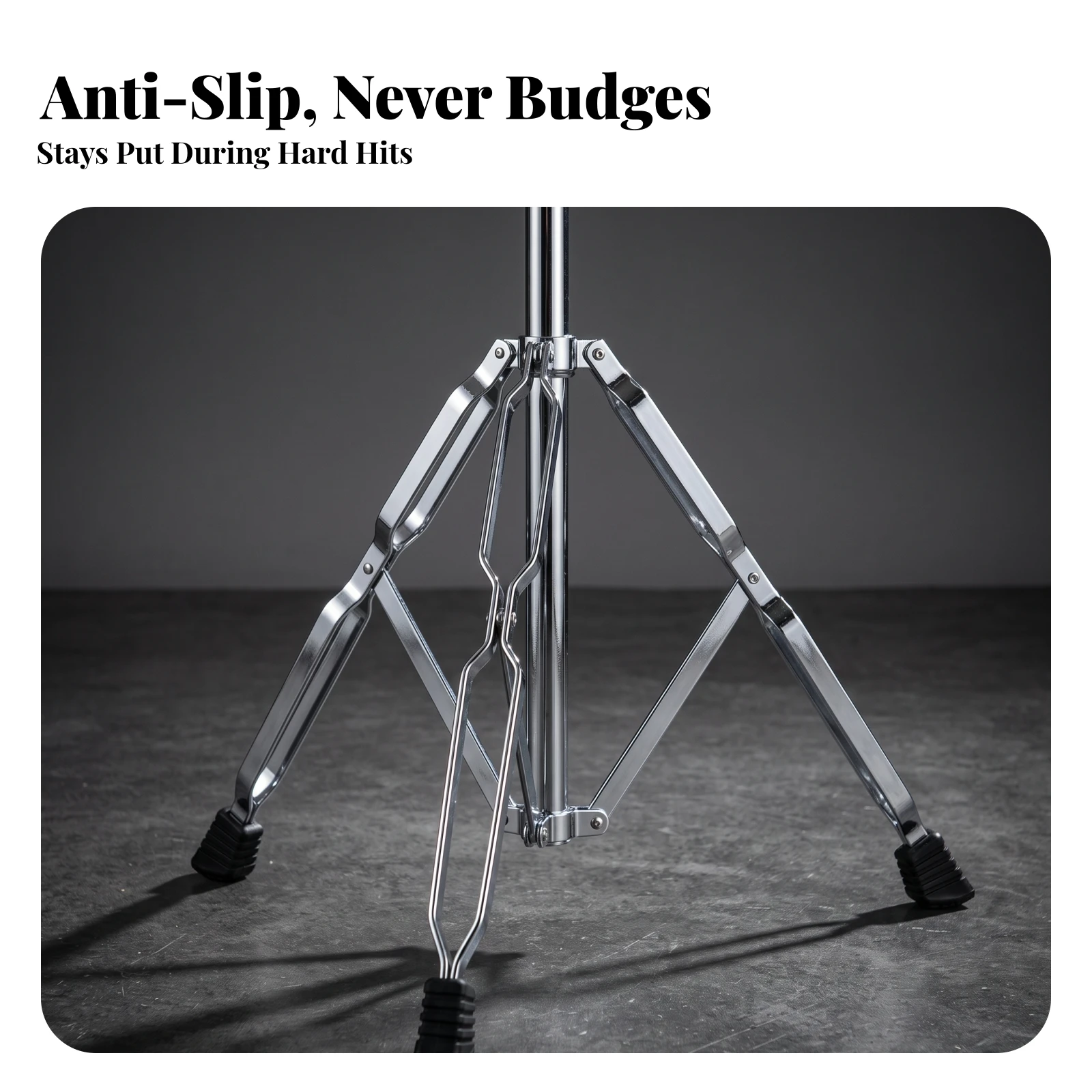 Extender Cymbal Stand Adjustable Cymbal Stand with Extender Arm Hardware Stable Versatile for Drummers, Stage, Rehearsal Studio