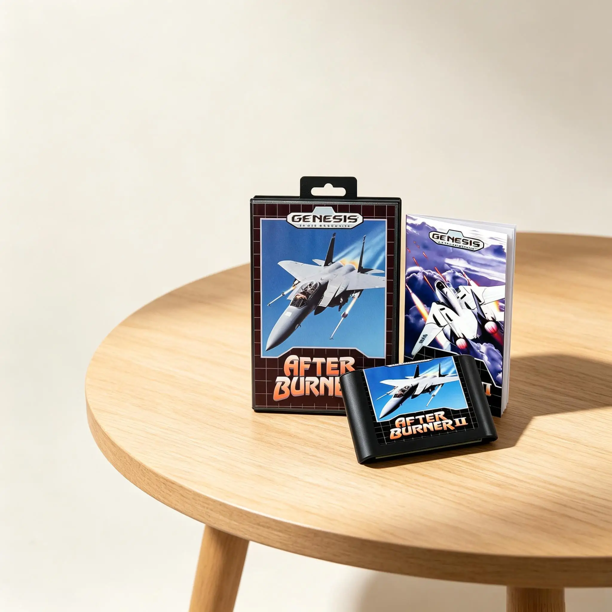 Link 9 After Burner II USA Version Game for SEGA Mega Drive Genesis 16 Bit Console Game Cartridge/Box/Manual 18 Games for Choice