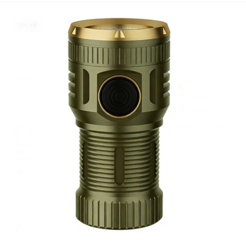 High-Power Laser Cannon LED Flashlight Type-C Rechargeable Zoomable Long-Range Handheld Searchlight for Outdoor Use