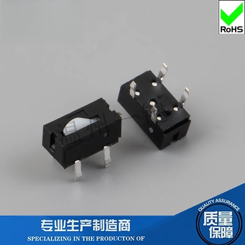 50Pcs/Lot Round Head Limit 4 Feet Game Connector Flash Door Reset Accessories Micro Detection Button Switch 10*4.8mm