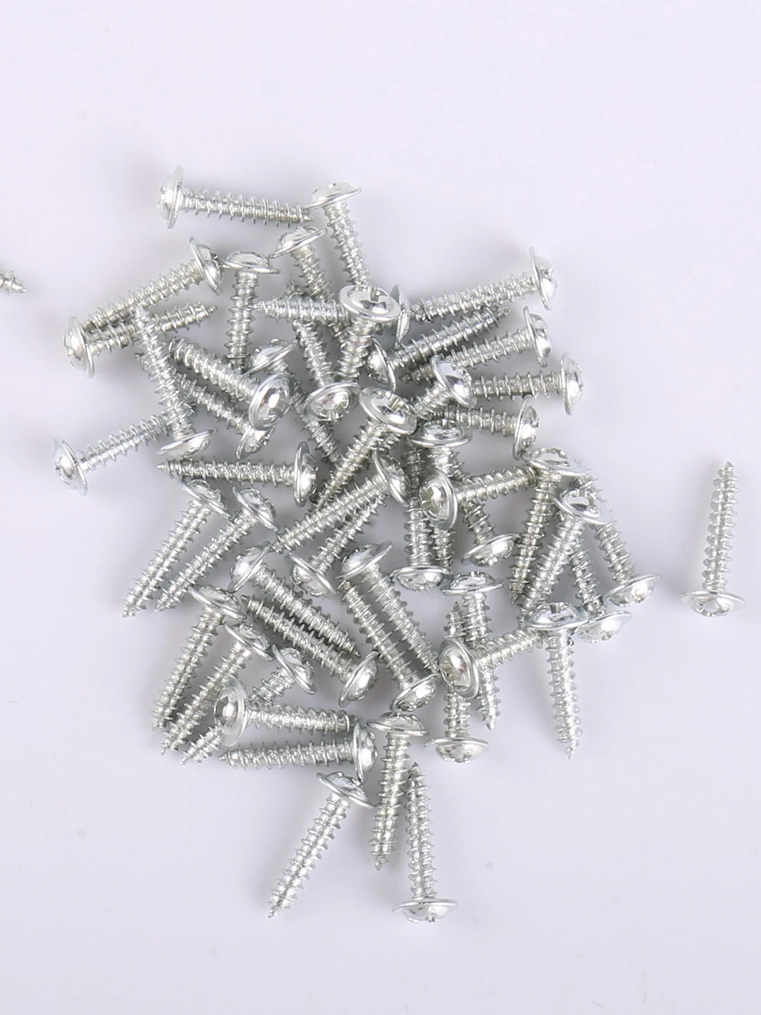50pcs/100pcs M2.5mm X 12mm Cross Self-Tapping Servo Screws with Washers for FUTABA JR HITEC MKS Servo - Hardware Kit