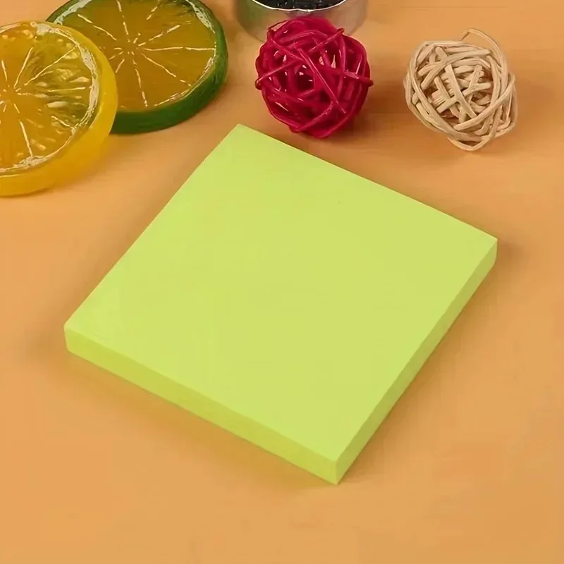 Bright Colored Self-sticky Note Pads Colorful Index Strips Portable Adhesive Memo for Student Textbook Marking Office Document