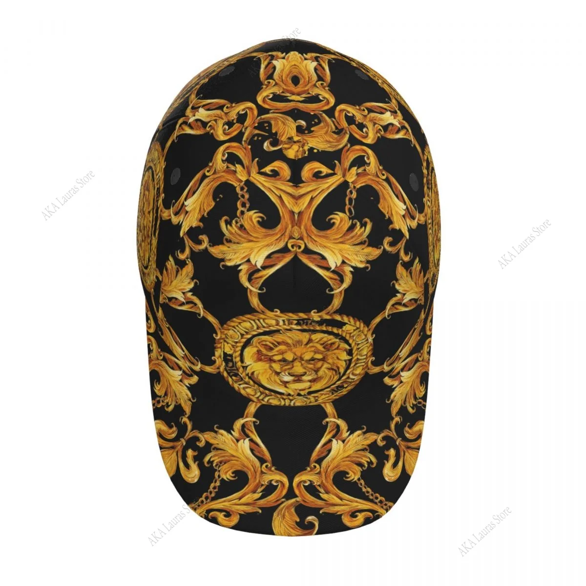 

Unisex Baseball Cap Golden Baroque Hat New Fashion High Quality Man Sport Hats Trucker cap