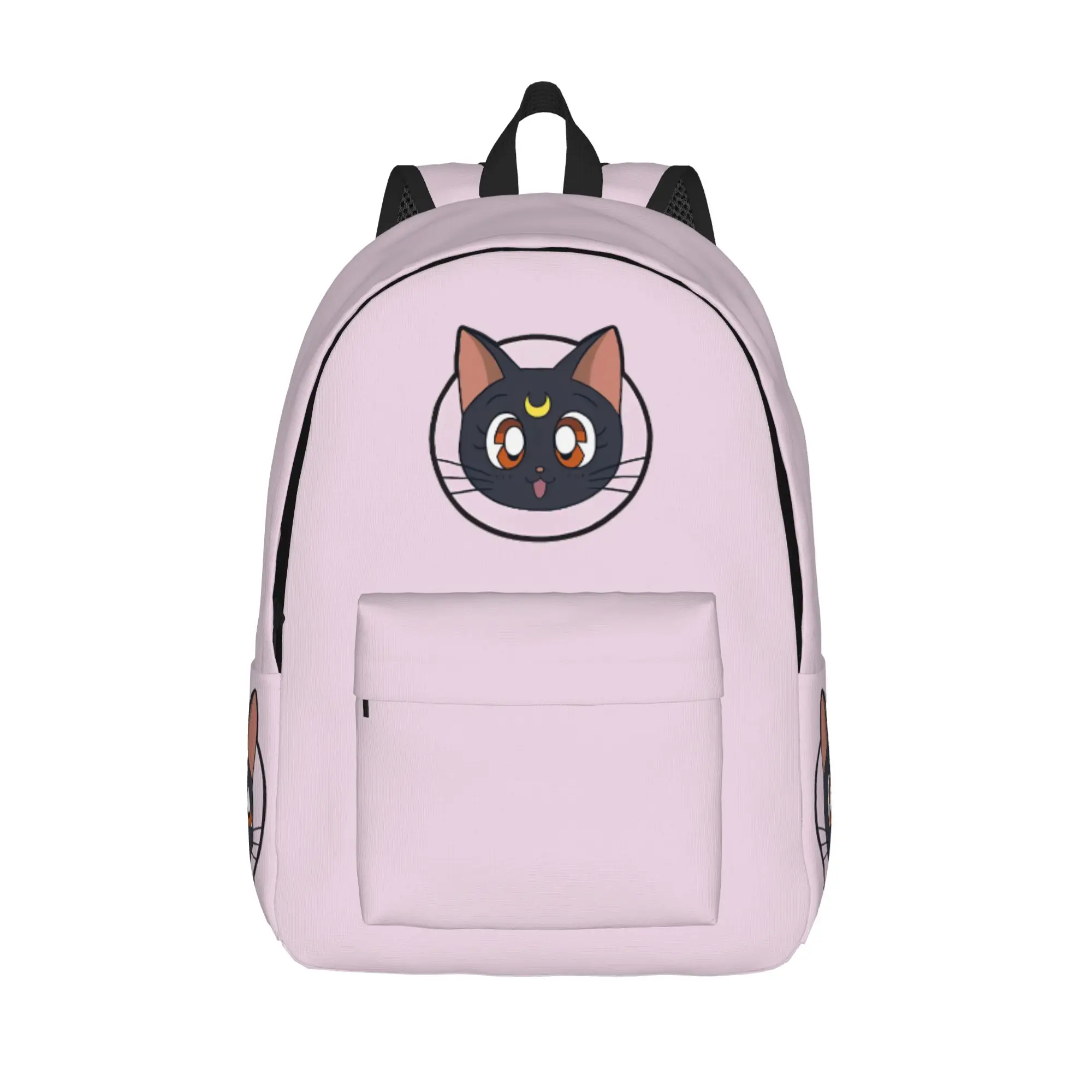 

Sailors Moons Luna girls anime Classical Backpack with Pocket Hiking Travel Daypack for Men Women Laptop Computer Canvas Bags