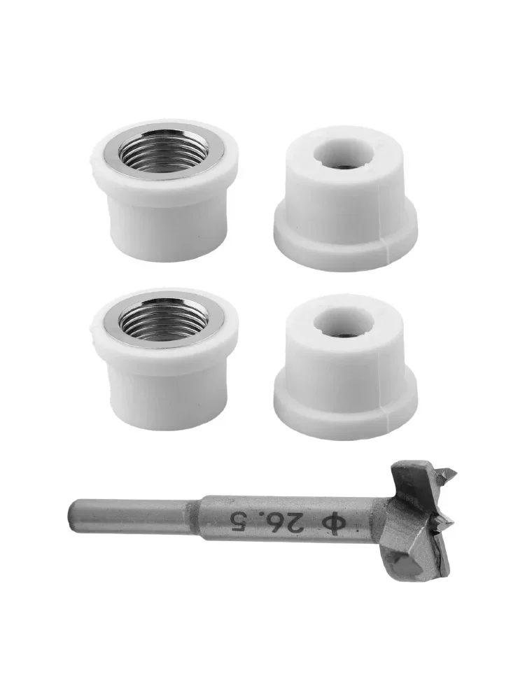 26.5mm Boring Drill Bit Thread Fitting For 1/2inch PPR Water Pipes Repair Tools Fitting Accessories Power Tools