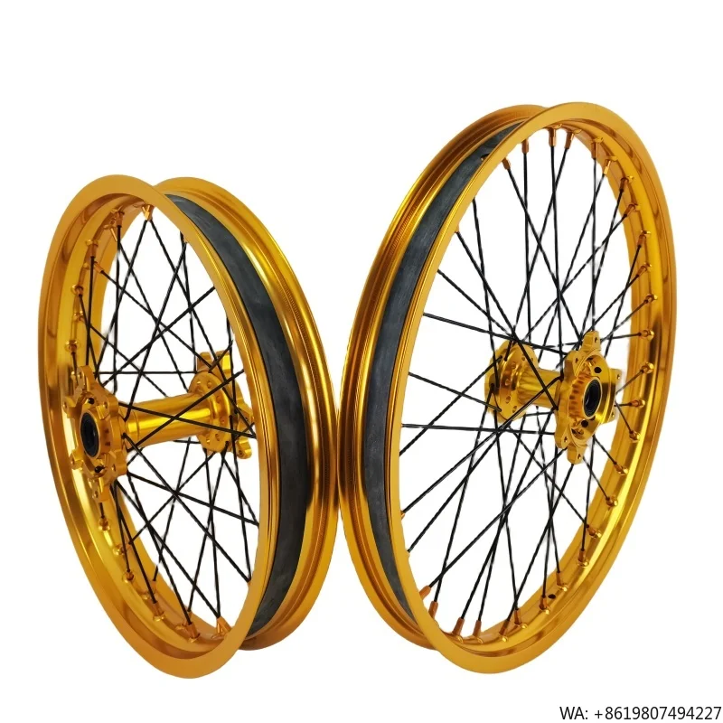 

Factory Direct Gold Rims and Hubs Sale for Ultra Bee Electric Dirt Bike With Tubeless Tires