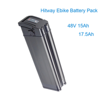 Hitway BK11M Ebike Battery 48V 15Ah 17.5Ah 500W 750W Battery Pack with Charger for Fold Electric Bike Repalcement