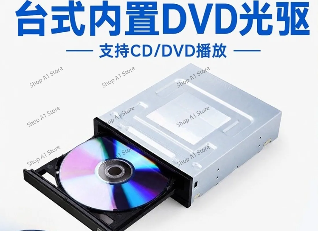 Desktop Computer CD Drive DVD Burner Drive Free Universal Desktop Built-in SATA Interface CD VCD Drive