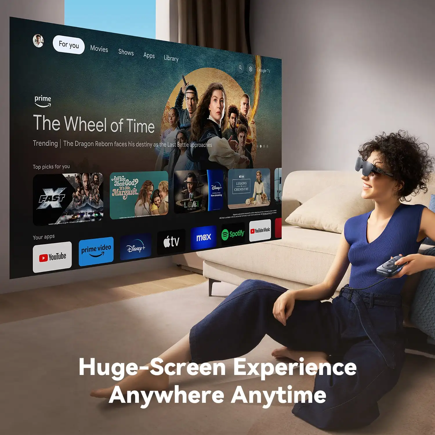 [Versión global] RayNeo Pocket TV Streaming Media Box para RayNeo Air/Air 2/Air 2s/3S NXTWEAR AR Gafas