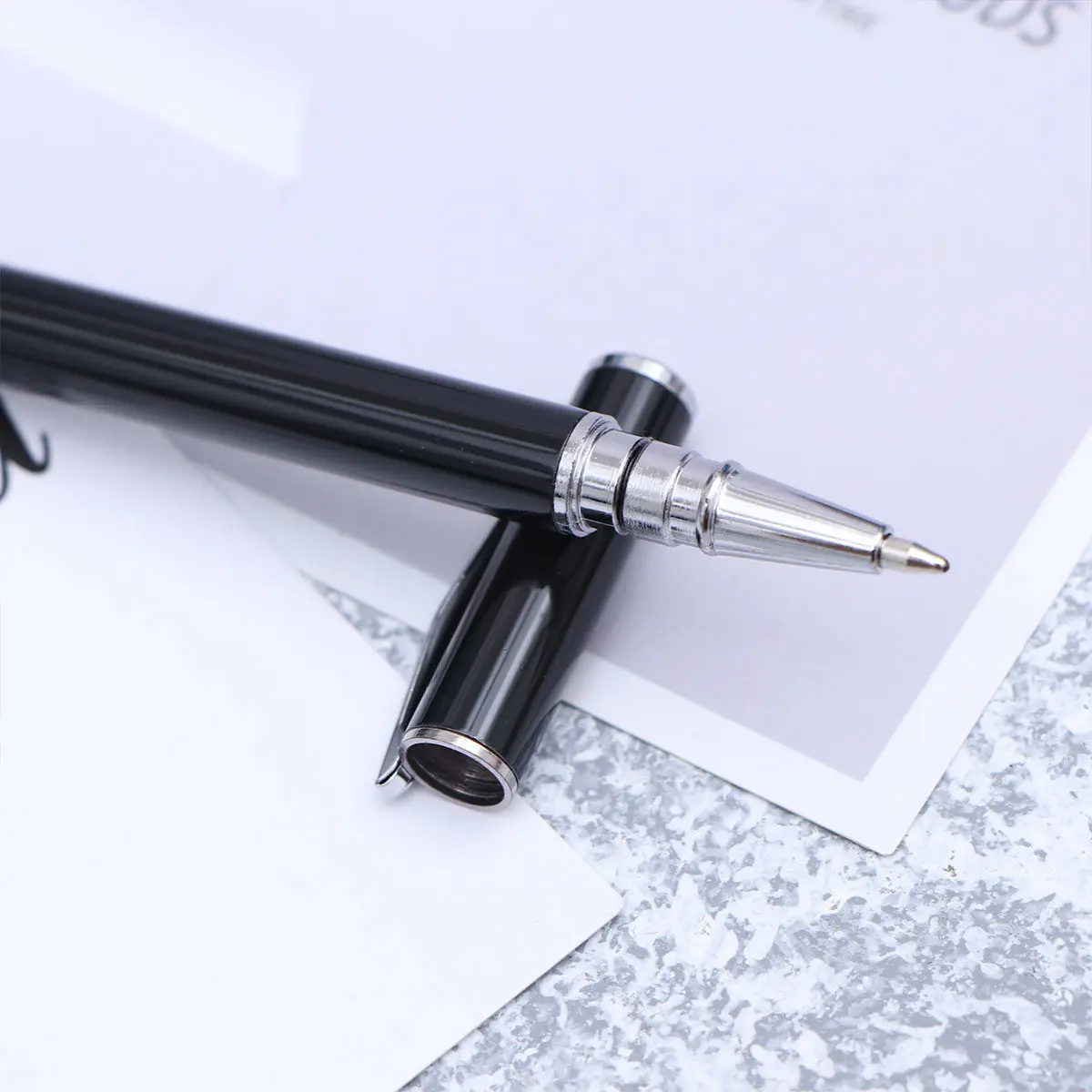 

Metal Capacitive Pen Black Premium Touch Screen Pen for Phone Computer Panel Handwriting Writing Tool Capacitive Stylus