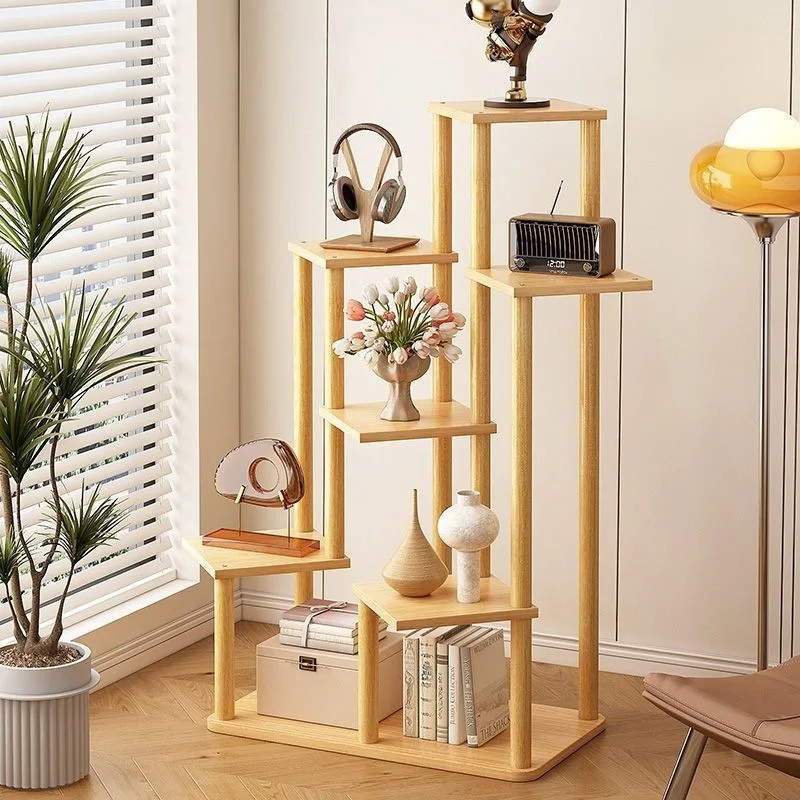 Shelf Indoor Home Living Room Simple Modern Balcony Multi-layer Storage Rack Succulent Plant Light Luxury Flower Pot Rack