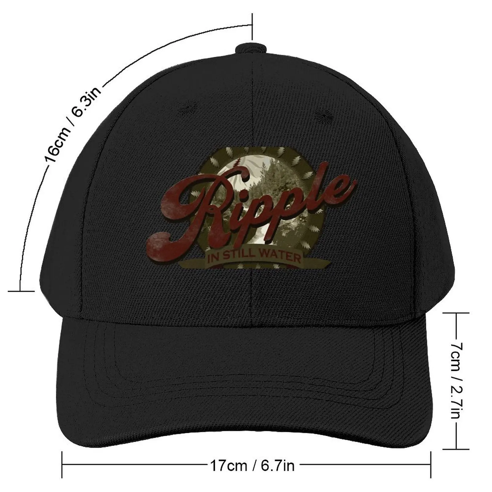 Ripple Baseball Cap Golf Sunhat For Man Women's