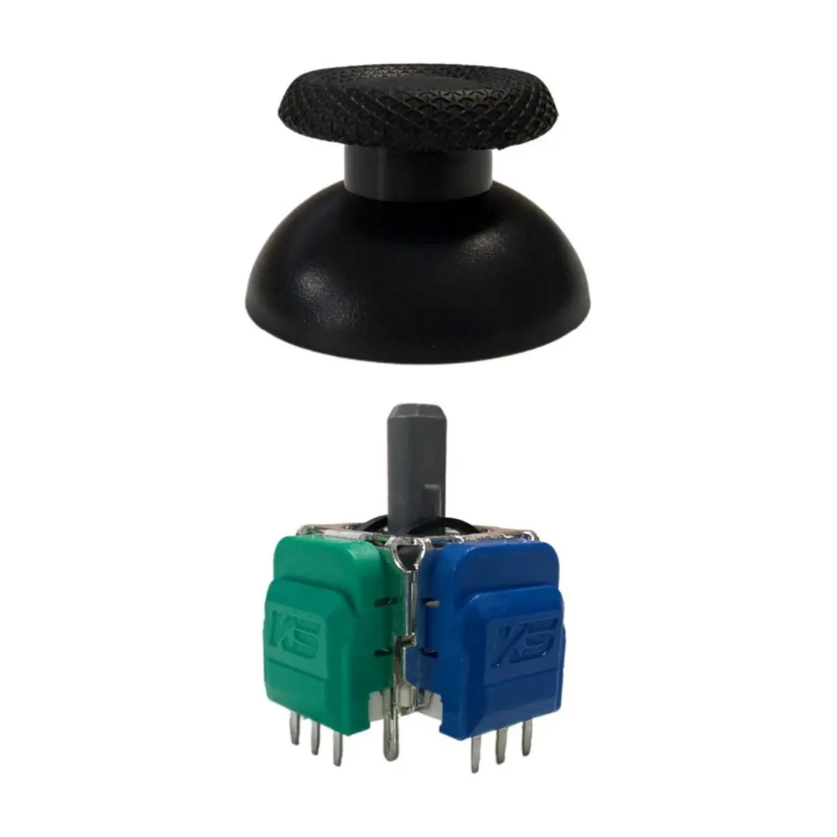 11·11COUPON 2pcs JS13PRO TMR Joystick for Analog Stick Hall Joystick No Drift Replacement Thumbstick Grip Cap
