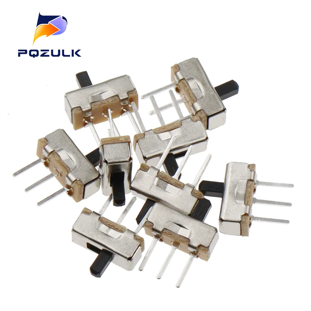 20 szt. Przełącznik dwupozycyjny SS12D00 przełącznik suwakowy DIP 3 piny SS12D00G3 wyłącznik zasilania chwyt ręczny 3MM