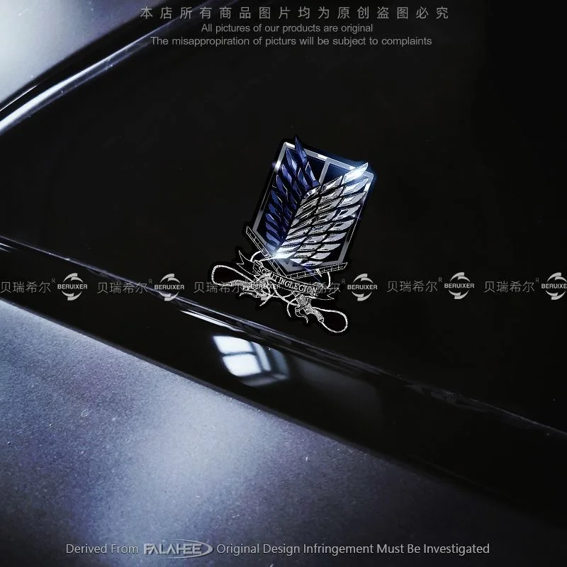 Светоотражающая наклейка для автомобиля Warhammer 40K Free Wings Game, украшение для кузова электромобиля, чехол для багажа, компьютерная наклейка