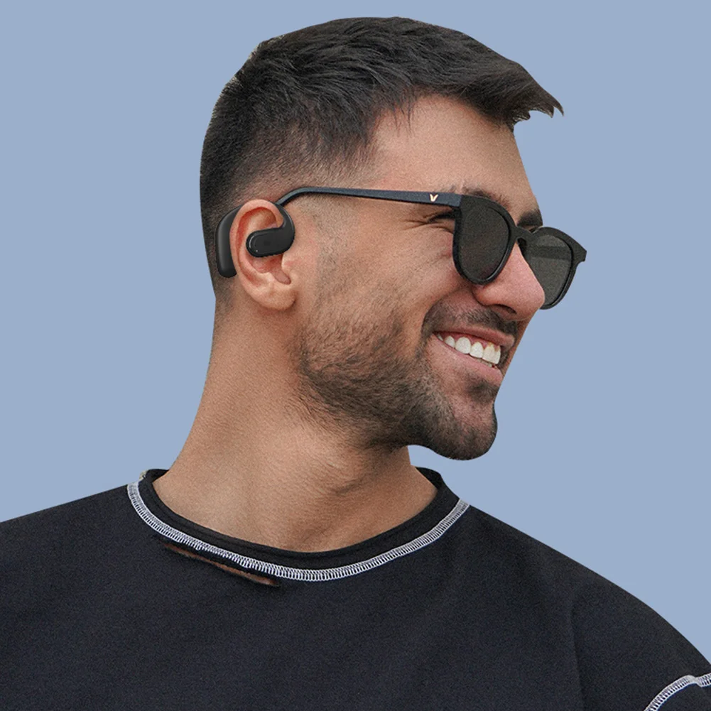 ไร้สายหูฟังเดี่ยวบลูทูธ 5.4 กันน้ําเปิดหูหูฟังแฮนด์ฟรีหูฟังสําหรับ Xiaomi Samsung โทรศัพท์