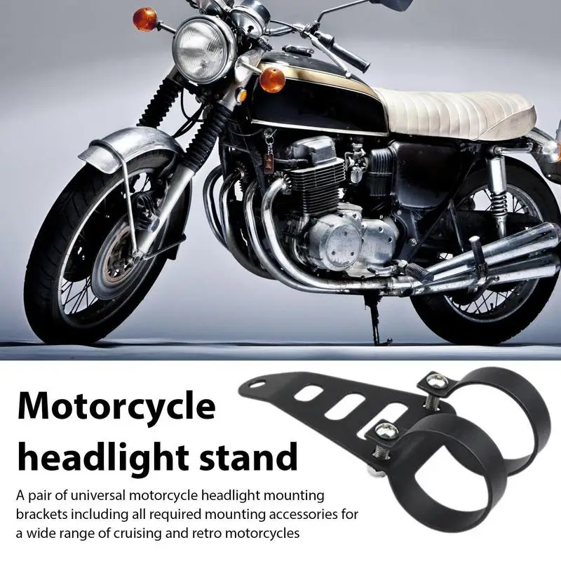 Metal Motorcycle Headlight Bracket Motorcycle Headlight Fork Mount Stand Adjustable Motorcycle Modification Tool For A Variety